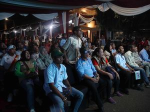 Momen TKN Gelar Nobar Piala Asia di Kertanegara