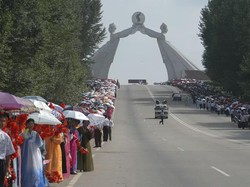 Korut Hancurkan Monumen Simbol Persatuan dengan Korsel