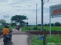 Hore! 8 Perlintasan KA Tak Berpalang di Klaten Mulai Dijaga Relawan