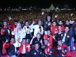 Pecah! Begini Keseruan Pesta Rakyat Ganjar-Mahfud di Sukoharjo