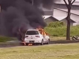 Beredar Video Mobil Terbakar di Semarang, Ini Penjelasan Polisi