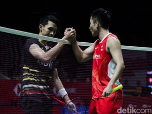 Sengit! Lu Guangzu Singkirkan Jonatan Christie di Indonesia Masters 2024