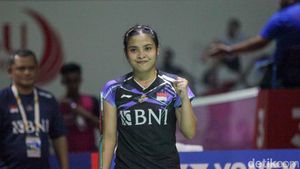 Senyum Gregoria Usai Kalahkan Wakil Jerman di Indonesia Masters