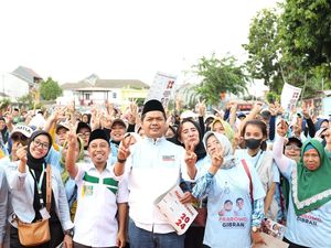 Samawi Gelar Apel dan Pelepasan Relawan Prabowo-Gibran di Bekasi