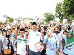 Samawi Gelar Apel dan Pelepasan Relawan Prabowo-Gibran di Bekasi