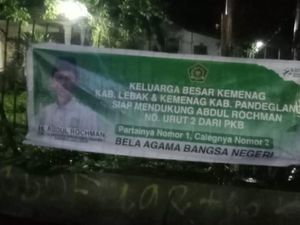 Bawaslu Lebak Telusuri Spanduk Berlogo Kemenag Dukung Caleg DPR