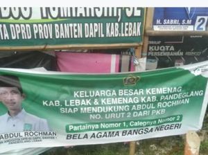 Kemenag Lebak Bantah Bikin Spanduk Dukungan ke Caleg DPR