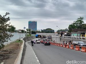 Hore! Lalu Lintas di Sekitar Viaduk Gilingan Sore Ini Landai