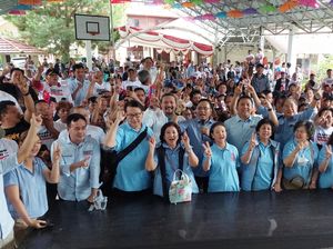 Dua Kakak Kandung Prabowo Kampanyekan Paslon 02 di Minahasa