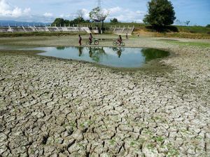 Embung di Aceh Kering Kerontang, sampai Dipakai Main Anak-anak
