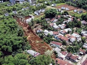 Menelisik Penyebab Longsor yang Timbun 12 Rumah di Cibadak Sukabumi Menelisik Penyebab Longsor yang Timbun 12 Rumah di Cibadak Sukabumi
