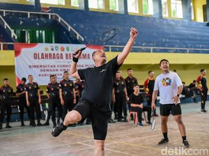 Polresta Banyuwangi Gelar Turnamen Badminton Perkuat Sinergi Forkopimda