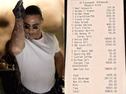 Salt Bae Pamer Struk Makan Rp 1.7 M hingga Calon Presiden Mampir ke Kopi Asiang