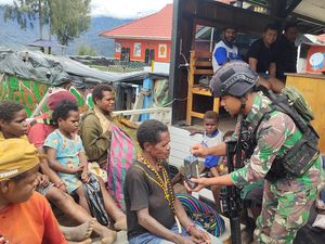 500 Warga dari 6 Kampung di Intan Jaya Mengungsi ke Pos TNI Buntut Teror KKB
