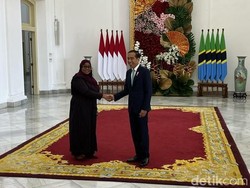 Jokowi Terima Kunjungan Presiden Tanzania di Bogor, Tanam Pohon Perdamaian