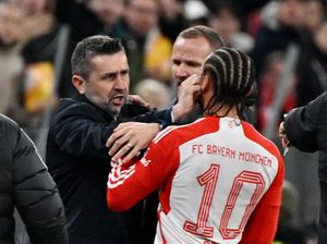 Foto: Muka Sane Dihantam Pelatih Tim Lawan Saat Bayern Vs Union Berlin Foto: Muka Sane Dihantam Pelatih Tim Lawan Saat Bayern Vs Union Berlin