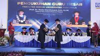 Momen Pengukuhan Guru Besar Hukum Pidana Kampus UP