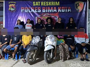 6 Sindikat Curanmor di Bima Ditangkap, 1 Pelaku Dihadiahi Timah Panas