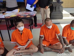Pasangan Kekasih Dibekuk Polres Tabanan gegara Edarkan-Konsumsi Sabu
