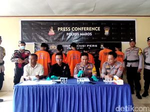 Komplotan Pencuri 13 Motor Terparkir di Maros Ditangkap