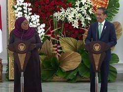 Di Depan Presiden Tanzania, Jokowi Pamer Pertamina Garap Blok Migas Mnazi Bay
