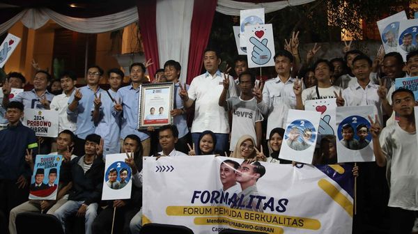 Relawan Forum Pemuda Berkualitas Dukung Prabowo-Gibran
