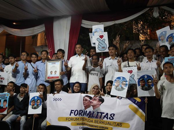 Relawan Forum Pemuda Berkualitas Dukung Prabowo-Gibran