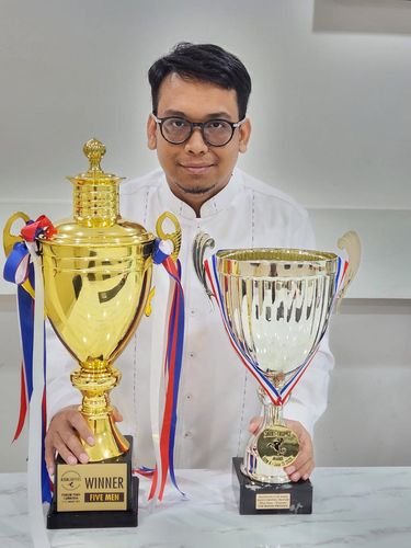 Resha Agriansyah selaku pemilik tim sepakbola advokat RAP FC.