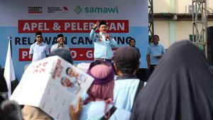 Samawi Gelar Apel Relawan Canvasing Prabowo-Gibran di Jakarta Utara