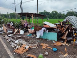Angin Puting Beliung Terjang Ponorogo, 3 Rumah Rusak Parah