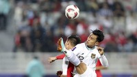Dengan hasil imbang itu, Oman cuma mengumpulkan dua poin dari tiga laga dan finis ketiga Grup F. Itu artinya, Indonesia yang berhak meraih tiket terakhir ke Babak 16 Besar lewat peringkat ketiga terbaik. Sebelum Indonesia, sudah ada Yordania, Palestina, dan Suriah yang lolos sebagai peringkat ketiga terbaik.  AP/Hussein Sayed