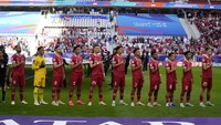 Babak 16 besar Piala Asia 2023 akan digelar mulai 28 Januari mendatang. Indonesia akan ditunggu Australia di Jassim bin Hamad Stadium, Al Rayyan, Qatar. AP/Thanassis Stavrakis