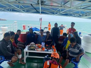 12 ABK Putra Sumber Mas Dievakuasi ke Surabaya