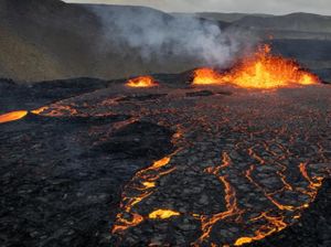 Satelit Ungkap Kebocoran Lava dari Retakan di Islandia