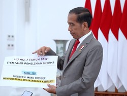 Ini Isi UU No 7 Tahun 2017 yang Disebut Jokowi soal Presiden Boleh Kampanye
