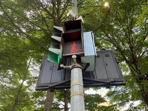 Lampu Penyeberangan Unik di Alun-alun Bandung yang Tak Berfungsi Optimal Lampu Penyeberangan Unik di Alun-alun Bandung yang Tak Berfungsi Optimal
