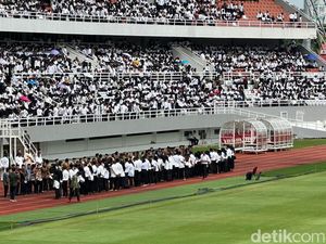 33 Ribu Anggota KPPS Dilantik, Pj Walkot Palembang Pesan Jaga Amanah