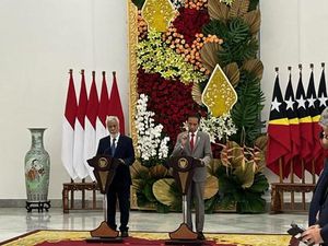 Bertemu Jokowi, PM Timor Leste Xanana Doakan Pemilu RI Berjalan Sukses
