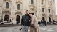 8 Foto Raffi Ahmad & Nagita Liburan Berdua ke Italia, Bertemu Legenda Dunia