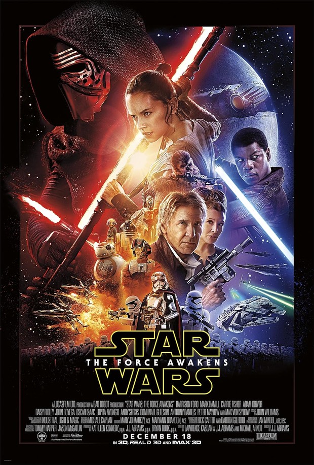 Rekomendasi film seru terlaris sepanjang masa, Star Wars: Episode VII – The Force Awakens (2015)/ Foto: Walt Disney
