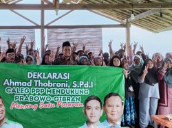Caleg PPP di Banyumas Membelot, Deklarasi Dukung Prabowo-Gibran