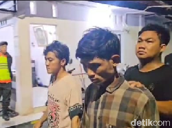 Detik-detik Polisi Ketok Kontrakan Jambret yang Bikin Pesepeda Tersungkur