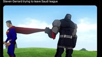 Gerrard mau cabut dari Arab Saudi untuk melatih Liverpool? Eits tidak semudah itu. Foto: dok. Internet/X (Twitter)