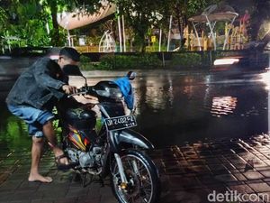 Hujan Sebentar, Denpasar Langsung Banjir