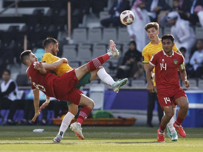 Australia Singkirkan Indonesia di 16 Besar Piala Asia 2023