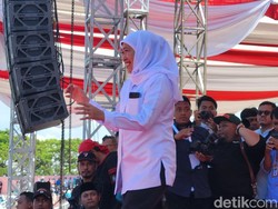 Dampingi Gibran di Sidoarjo, Khofifah: Ketika Jadi Wapres, Ingat Jatim