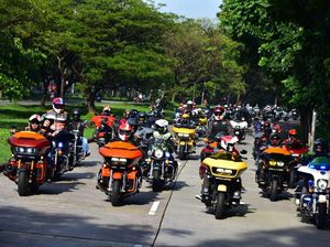 Sambut 2024, Komunitas Moge H.O.G. Indomobil Touring Jakarta-Bandung
