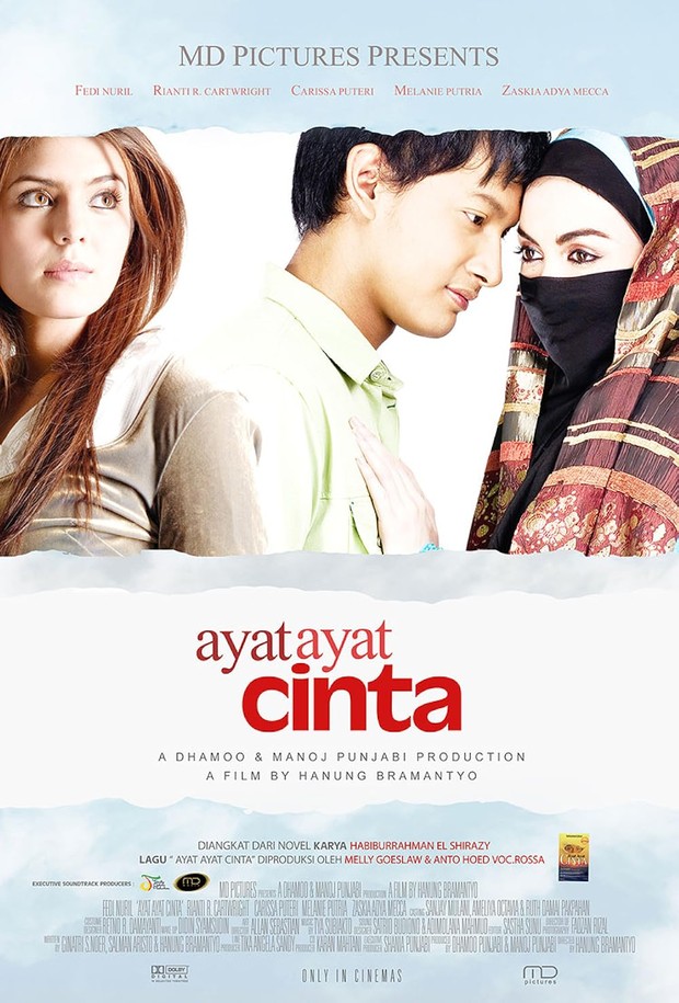 Rekomendasi film seru terlaris dari Indonesia, Ayat-Ayat Cinta (2019)/ Foto: MD Pictures