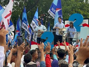 Prabowo-Gibran Kampanye Akbar di Semarang, Sapa Warga Sambil Joget Gemoy