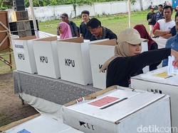 Ribuan Petugas TPS Banyuwangi Simulasi Pencoblosan Pemilu 2024